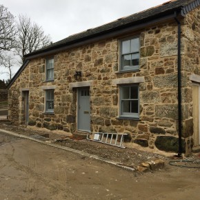 Barn conversion bult in lime.
