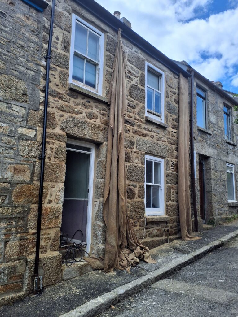 my house pointed in penzance with lime pointing