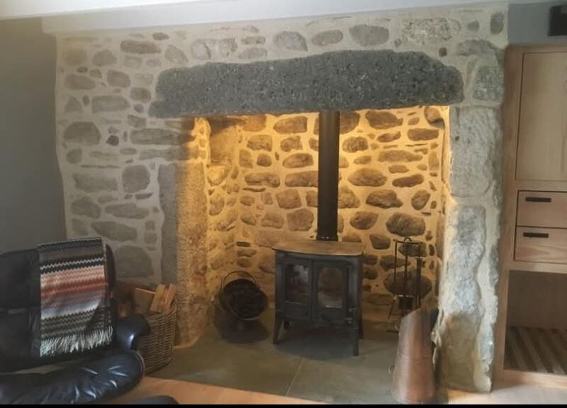 inglenook pointed in lime mortar